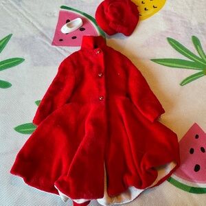 Vintage Skipper Dress Coat with Hat and one Shoe Barbie
